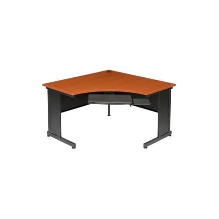 Global Equipment Interion 48" Corner Desk Cherry 248993CH